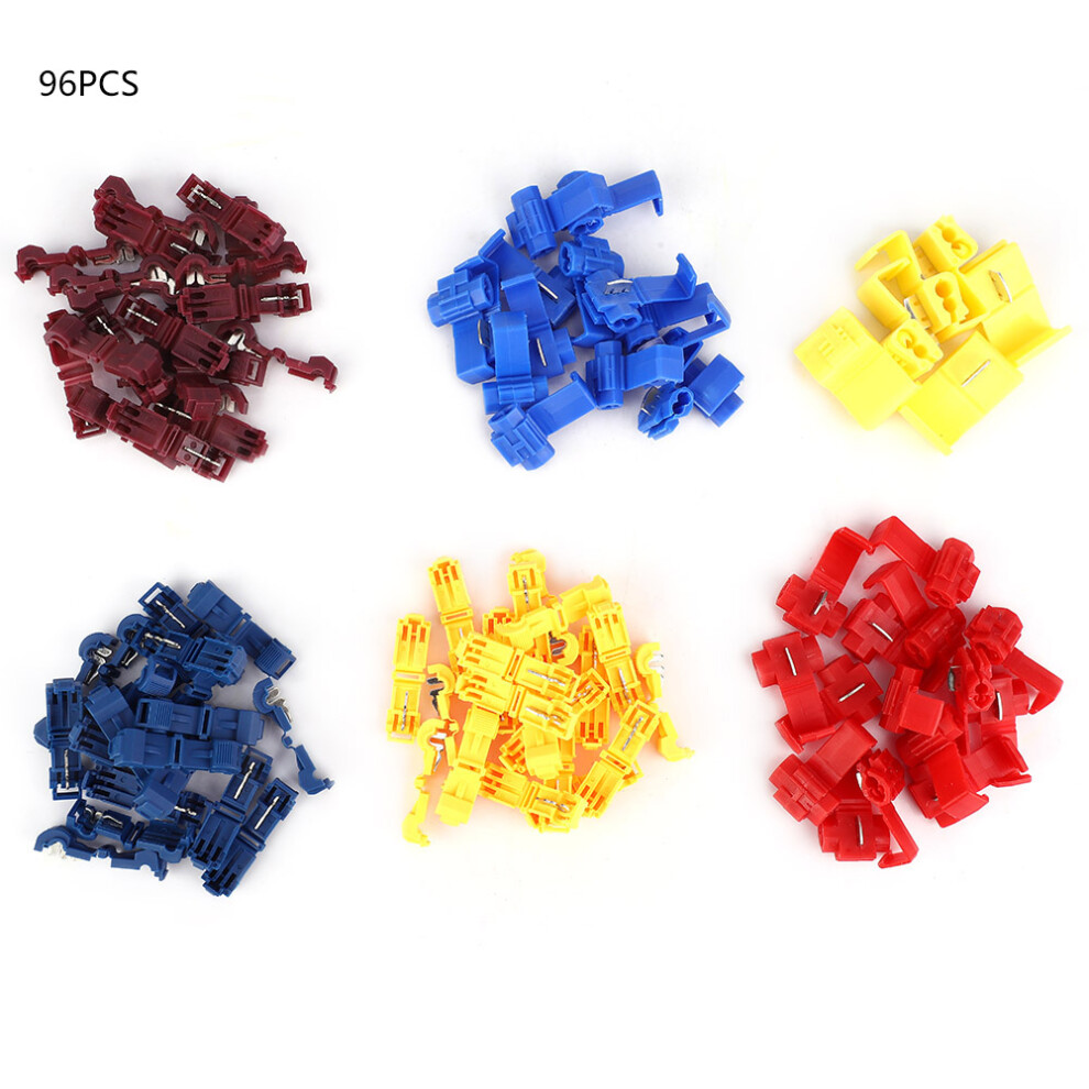Quick Splice Clip For Electrical Wiring, Solid Permanent Connection Without Solder, Double Run Or Tap, Cold Pressed Wire Connectors With Safety 9159805541681