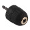 Drill Conversion Tool Universal Chuck Adaptor 3-Jaw Chuck Keyless Drill Chuck Impact Driver Adapter Quick Change Conversion Adapter Round-Shank Drill 8