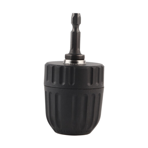 Drill Conversion Tool Universal Chuck Adaptor 3-Jaw Chuck Keyless Drill Chuck Impact Driver Adapter Quick Change Conversion Adapter Round-Shank Drill