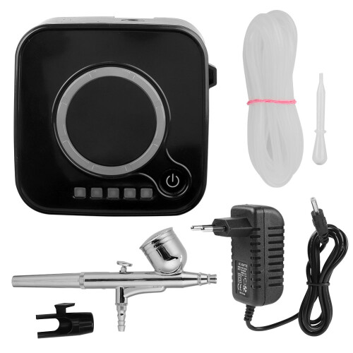 Fine Mist Airbrush Makeup System Dual-Action Trigger Adjustable Pressure Exceptional Atomization Portable Lightweight Spray Control Multi-Purpose