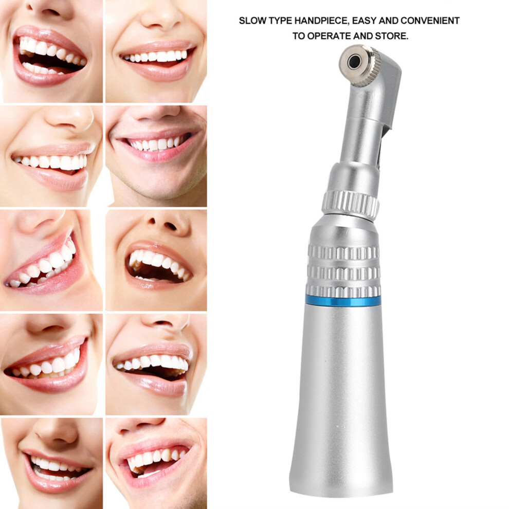 Dental Handpiece Slow Type Contra Angle 10x2x3cm Stainless Steel Tool