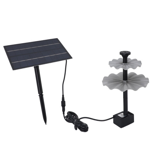Garden Fountain Pump Solar Fountain Eco Friendly Efficient Solar Panel Multi Application Water Feature For Bird Bath Pond 1
