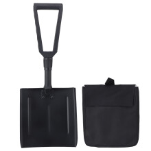 Ergonomic D Shaped Handle Foldable Ice Shovel Strong And Sturdy Materials Portable Folding Shovel Ideal For Travel Multi Purpose Usage Industrial
