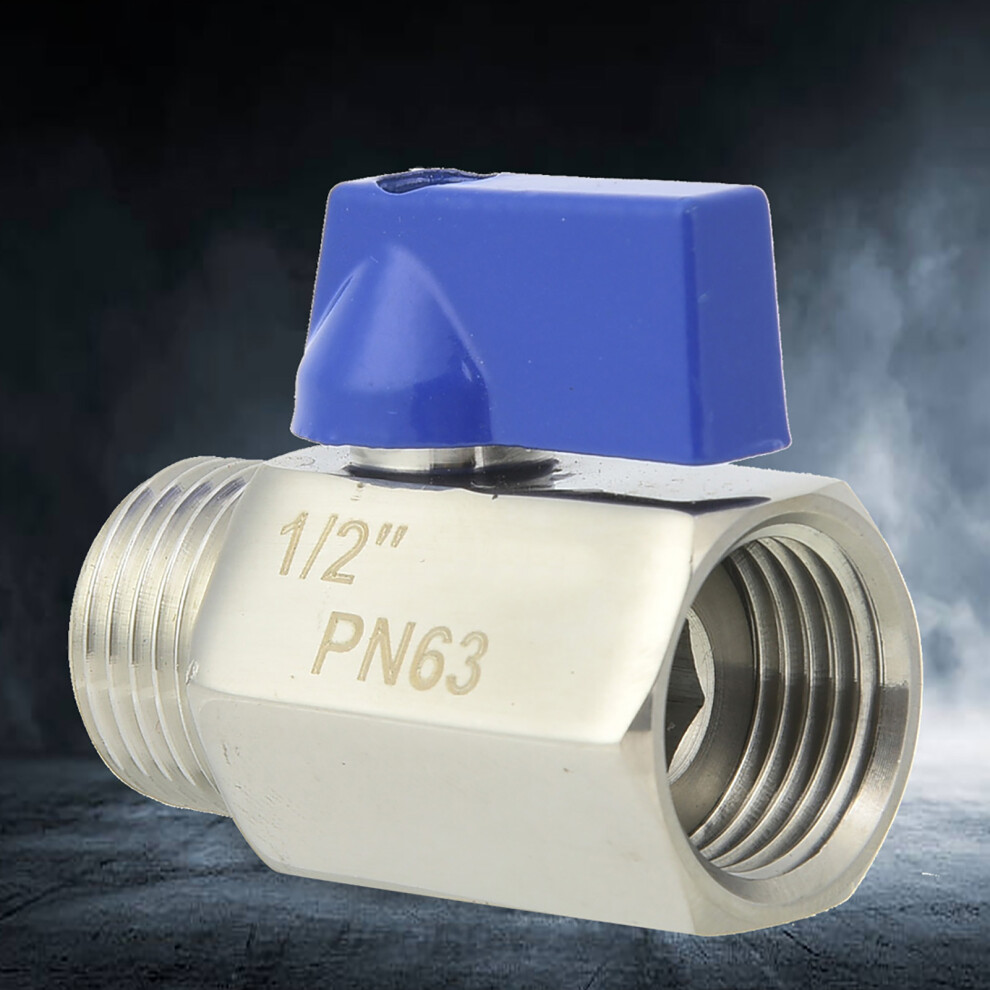 Stainless Steel 2-Way Shutoff Ball Valve Bspp Thread 1/4-1/2 6931383046177