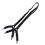 2 Stück Bettlakenhalterclips 109 cm Schwarz/Weiß 6