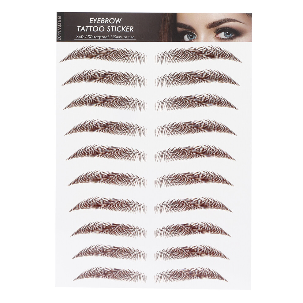 Brow Grooming Shaping Patches Smudge Proof, Temporary Eyebrow Stickers with Easy to Apply Technology, Waterproof Long Lasting Design for Natural Hair