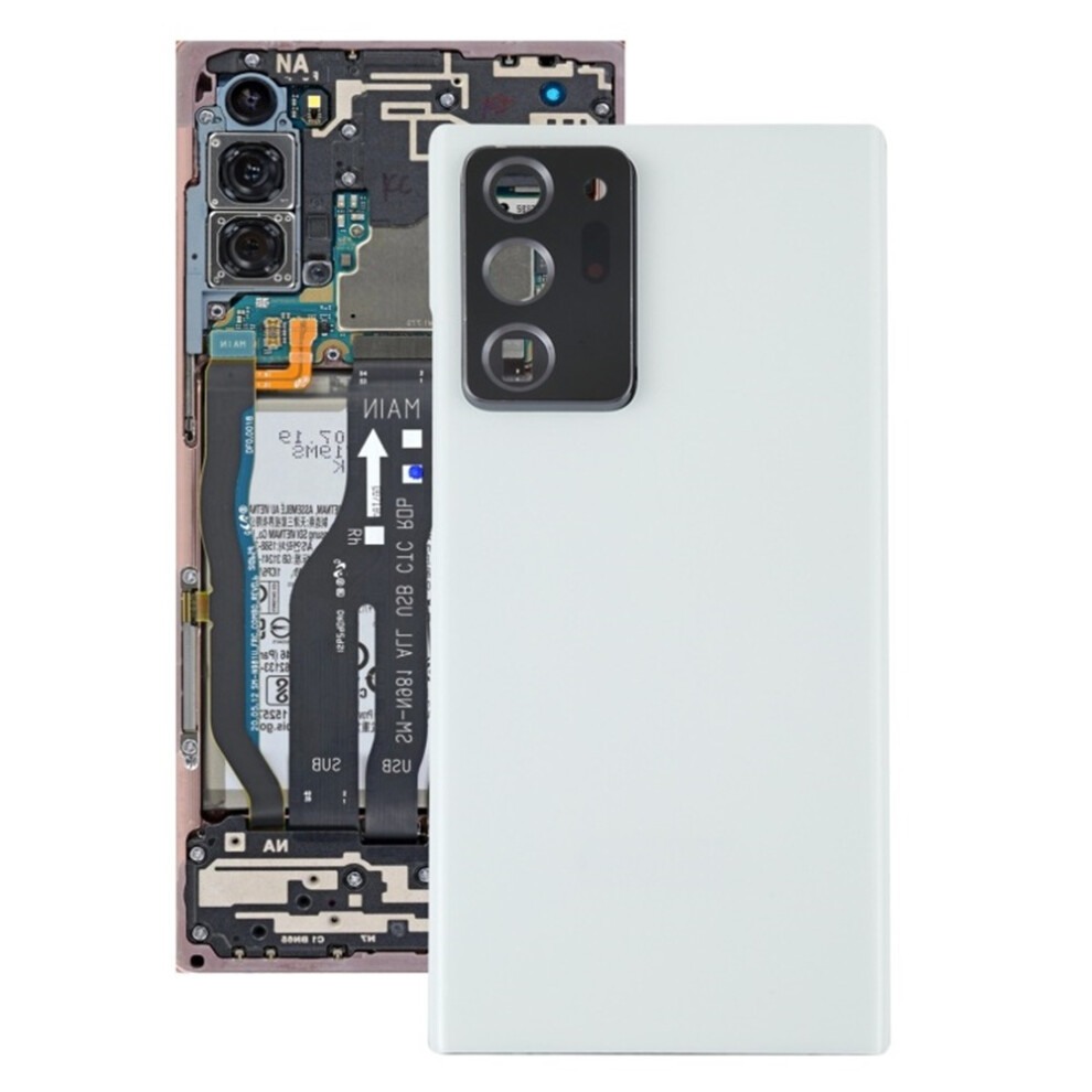 (White) Battery Back Cover For Samsung For Galaxy Note20 Ultra White 6931449732037