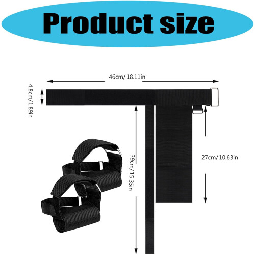 Adjustable Ankle Weights Strap Dumbbell Foot Attachment for Leg Extension and Strength Training 1