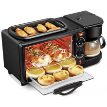 3in1 Breakfast Station with 4Cup Coffee Maker, Toaster and FamilySized Griddle