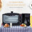 3in1 Breakfast Station with Coffee Maker, 9L Toaster and Griddle, Adjustable Timer Control 5