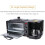3in1 Breakfast Station with Coffee Maker, 9L Toaster and Griddle, Adjustable Timer Control 4