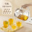 Electric Glass Tea Kettle with Precise Temperature Control, Floral Infuser, White Base 2