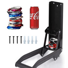 Heavy Duty Wall Mounted Can Crusher with Bottle Opener for Soda and Beer Cans Recycling Ref: 8162
