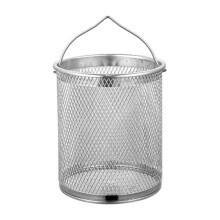 Deep Fry Basket with Handle, Stainless Steel Strainer for Pasta, Dumplings, Chicken, 12cm