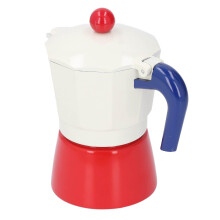 Aluminum Moka Pot 3 Cup Stovetop Espresso Maker 150ml for Home and Camping Rich Flavor Brewing