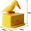 Automatic Toothpick Holder Cute Bird PushType Dispenser for Kitchen Decor with Toothpicks Included 5