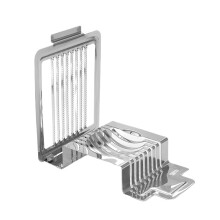 Stainless Steel Egg Slicer with Sharp Wires for Hard Boiled Eggs Fruits and Vegetables Silver