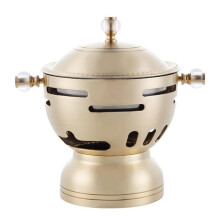 Pure Copper Single Serve Hot Pot with Small Alcohol Stove, Quick Heating and Easy Clean Design