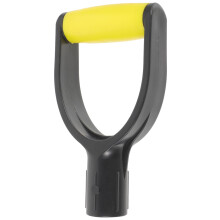 Shovel Handle Replacement with Ergonomic DGrip for Garden Spade, Lightweight and Easy to Install
