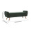 Living And Home Chenille Upholstered Storage Bench, Green 6