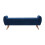 Living And Home Chenille Upholstered Storage Bench, Blue 3
