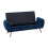 Living And Home Chenille Upholstered Storage Bench, Blue 4