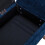 Living And Home Chenille Upholstered Storage Bench, Blue 5