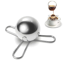 Reusable Espresso Cooling Ball Stainless Steel Coffee Chiller for Iced Coffee No Flavor Dilution