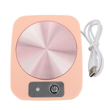 Coffee Mug Warmer with Rapid Heating and Smart Thermostat for Home Office, Pink