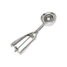Stainless Steel Cookie Scoop 4 oz Ambidextrous Twin Grip 2.75' Bowl Ice Cream Scoop