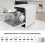 ELECWISH 7 Program Table Top Dishwasher Freestanding 5L Mini LED Dish Cleaner 3