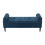 Living And Home Chenille Upholstered Storage Bench, Blue 4