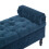 Living And Home Chenille Upholstered Storage Bench, Blue 5