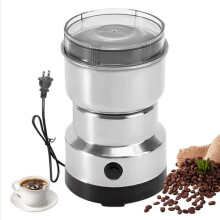 Electric Coffee Grinder, Speed Stainless Steel Spice Grinder, 150W Grain Mill for Home Kitchen