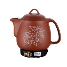 Electric Chinese Medicine Pot 4L Purple Clay, Automatic Herbal Tea Maker with Temperature Control and WarmKeeping Feature