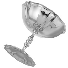 Stainless Steel Ice Cream Bowl with Tall Base Reusable Dessert Cup for Yogurt Pudding Snacks