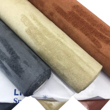 Self Adhesive Faux Suede Fabric Roll Dark Grey 59 x 19.7 Inch Stretchable Sheet for DIY Crafts