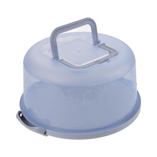 Cake Carrier with Secure Lid for Round Cakes and Cupcakes Large Capacity Reusable Storage Box