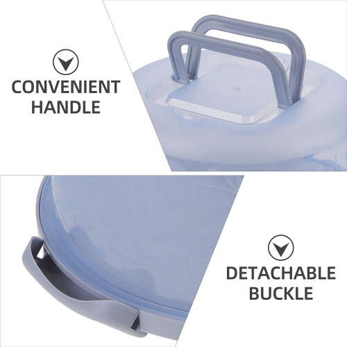 Cake Carrier with Secure Lid for Round Cakes and Cupcakes Large Capacity Reusable Storage Box 1