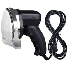 Electric Kebab Slicer Shawarma Cutter with 2 Blades 60KG Capacity 110V for Home and Restaurant