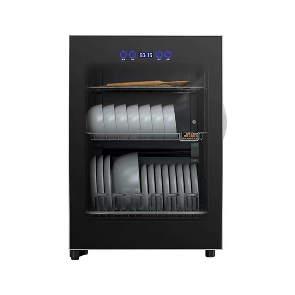Large Capacity Tableware Disinfection Cabinet with Temperature Sterilization and Dryer for Kitchen and Baby Bottles