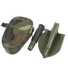 Folding Shovel for Kids Outdoor with Safety Edge Design and Ergonomic Grip Compact Metal(Color6)