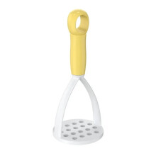 Stainless Steel Potato Ricer and Masher with Ergonomic Grip for Smooth Mashed Potatoes and Fruit Pressing