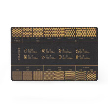 Coffee Grind Size Chart with Color Indicators, Pocket Brewing Guide, Durable Travel Reference Card