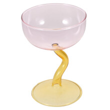 Glass Dessert Bowl Footed Ice Cream Cup with Elegant Clear Design for Parties Weddings and Home Use