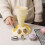 Piping Bag Holder with 7.5Inch Stable Base and Tip Storage for Cake Decorating Baking (Blue) 3