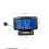 Car Thermometer Dual Temperature Gauge with Backlight Waterproof Dashboard Decor Black 5