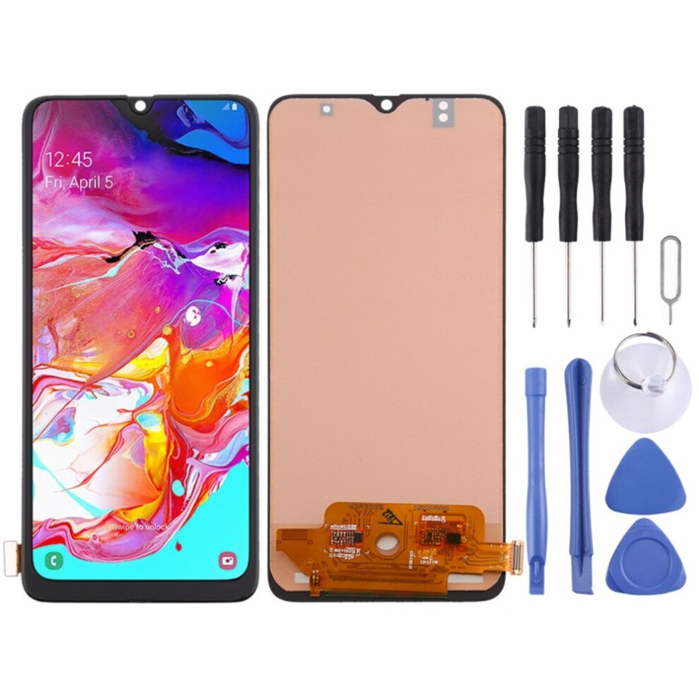 (Black) For Samsung For Galaxy A70 Incell Lcd Screen With Digitizer Full Assembly, Not Supporting Fingerprint Identification Black 6931449732211
