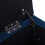 Living And Home Chenille Storage Bench with Rubberwood Legs, Blue 5