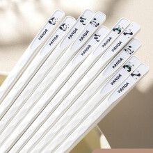 5 Pairs Fiberglass Chopsticks Dishwasher Safe NonSlip Heat Resistant 9.6 Inch for Home and Restaurant